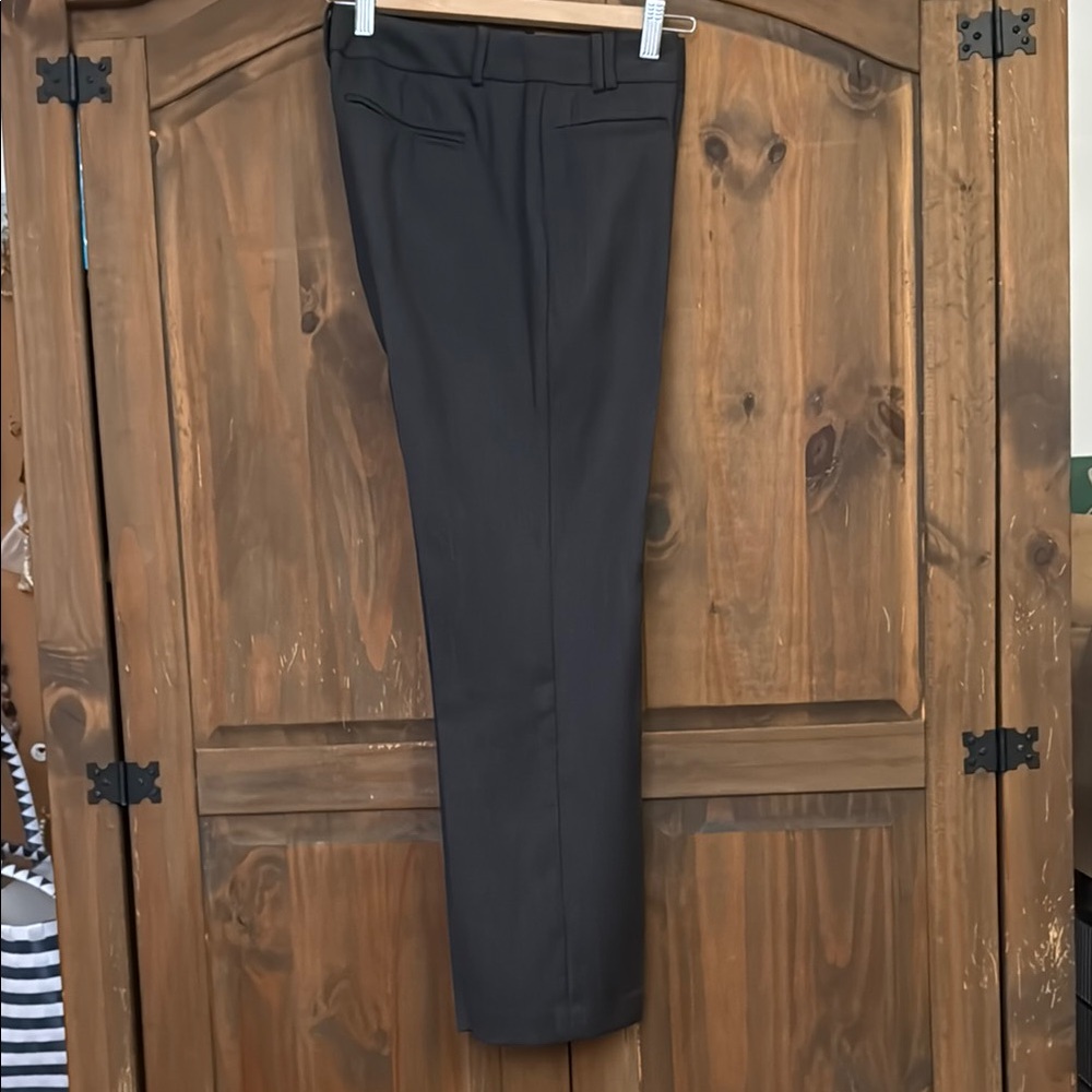 Calvin Klein sz 4 slacks NWOT dark grey w/ blue & white specks